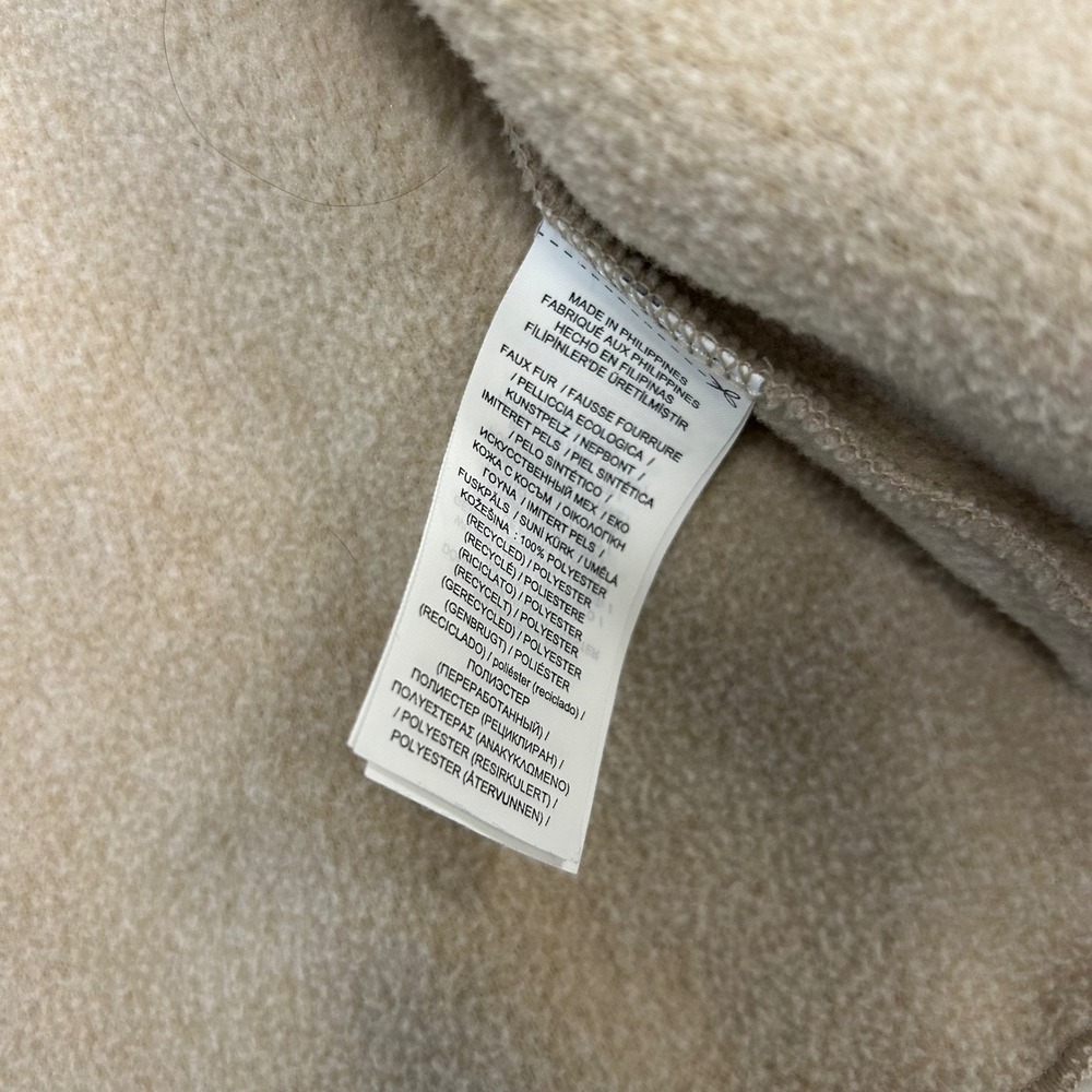 RLX Golf Ralph Lauren Women's Large Sherpa Hybrid Full-Zip Jacket Tan/Cream - Picture 8 of 10